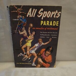 All Sports Parade Vintage Sports Book - Multi-Color Cover 1952
